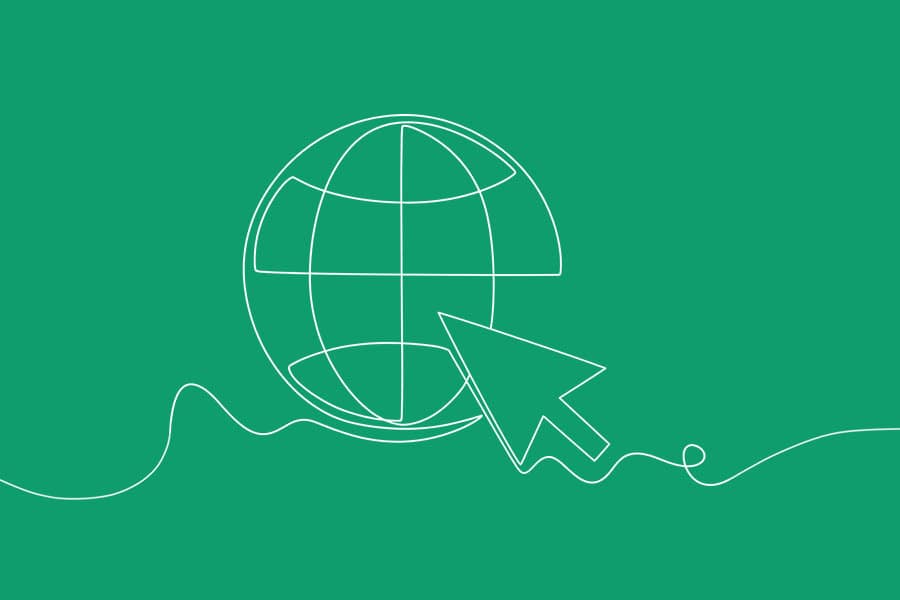LOFT 33 – Google AI update kmo Globe with a mouse cursor on it